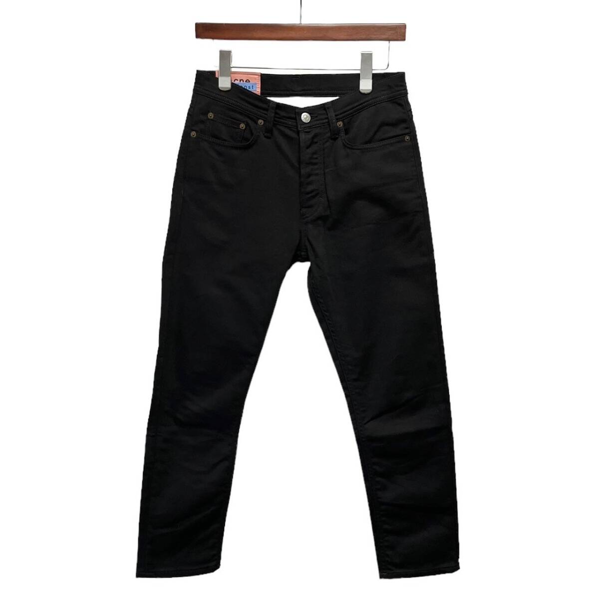 Bla Konst by Acne Studios ブロコンスト アクネストゥディオズ River Stay Black クロップドデニムパンツ 30O176-148 28 ブラック 3525拍卖