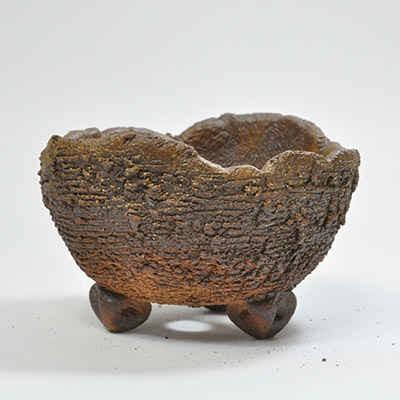 盆栽鉢 5.5号 丸中深(イラボ) 5.5号鉢 ミニ鉢 おしゃれ鉢拍卖