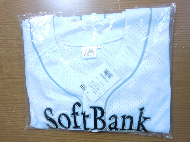 ソフトバンク ホークス ホーム レプリカ ユニフォーム SIZE:L 未開封品拍卖