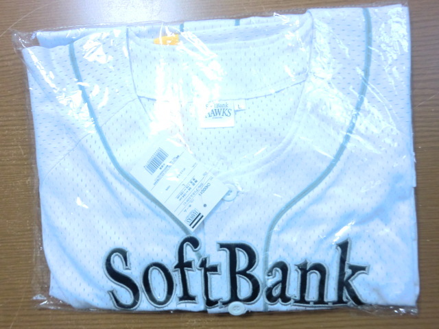 ソフトバンク ホークス ホーム レプリカ ユニフォーム SIZE:L 未開封拍卖