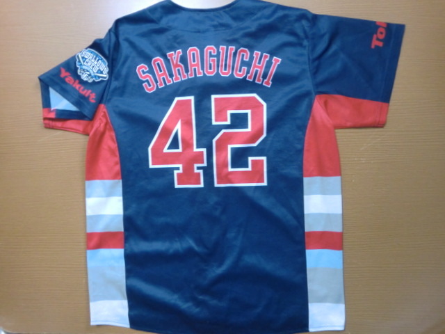 ヤクルト スワローズ 坂口智隆 ユニフォーム SIZE:M拍卖