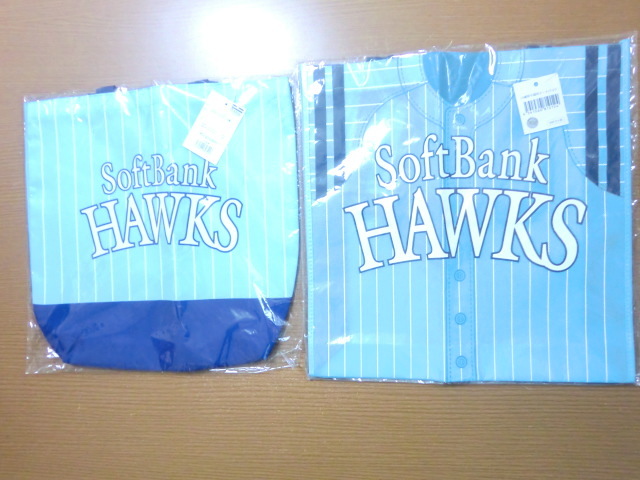 ソフトバンク ホークス 鷹の祭典 トートバッグ 2種セット 水色 未開封品拍卖