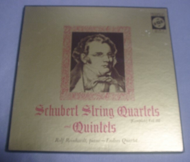 エンドレス弦楽Qt/シューベルト弦楽四重奏曲集③♪(米)ヴォックスRVG厚手盤3枚組拍卖