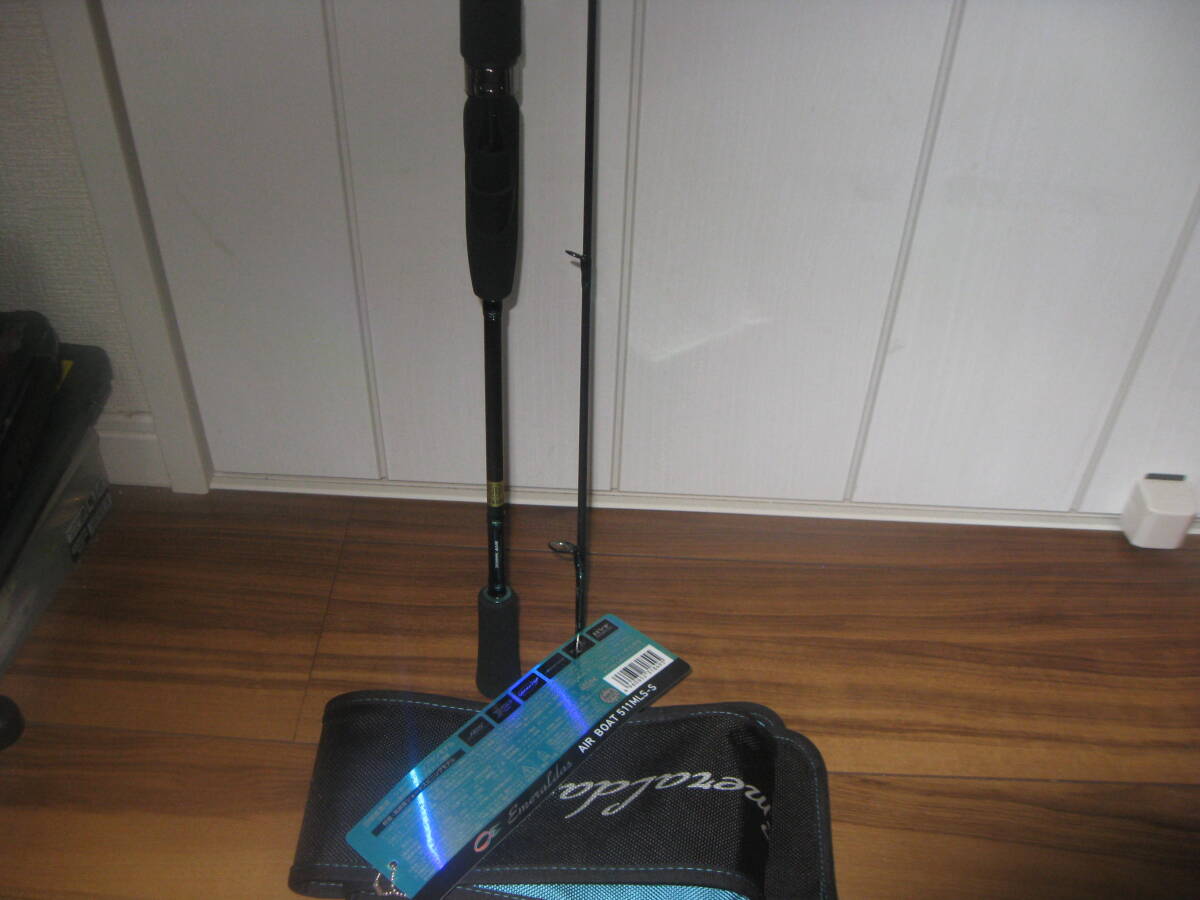 即決・極美品 ダイワのエメラルダス AIR BOAT(EMERALDAS AIR BOAT AGS) EME AIR BT 511MLS-S ティップラン ボートエギング バチコン 秋イカ拍卖