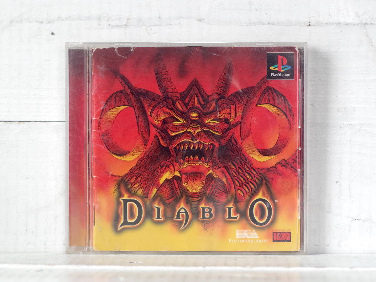 M13487【PS1】ディアブロ 起動チェックOK!! DIABLO 盤面キズあり ELECTORONIC ARTS BLIZZARD ゆうめーる150g 拍卖