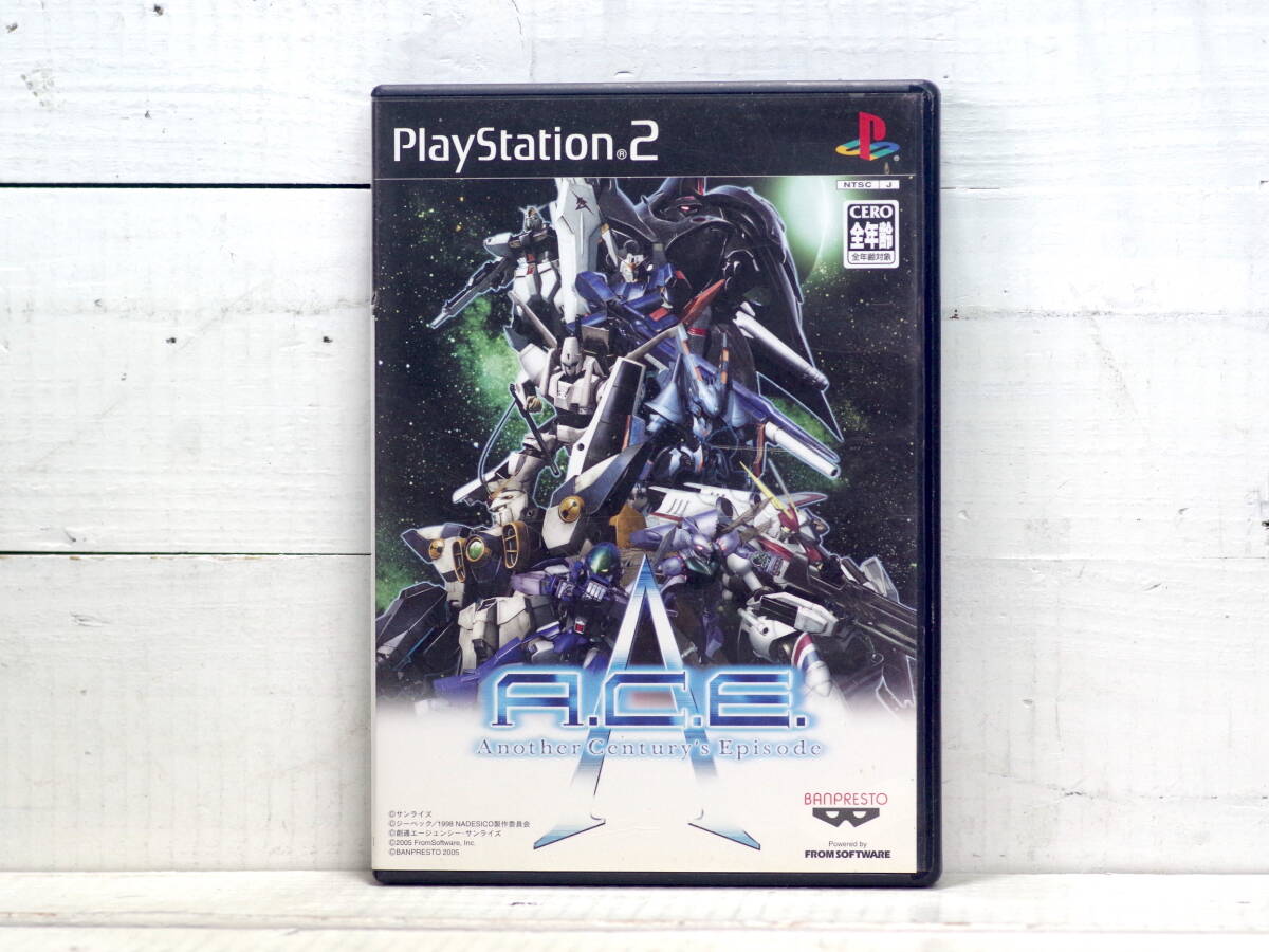 M13644【PS2】アナザーセンチュリーズエピソード A.C.E.キズあり説明書なし起動チェクOK!! Another Century's Episode ゆうメール150g拍卖