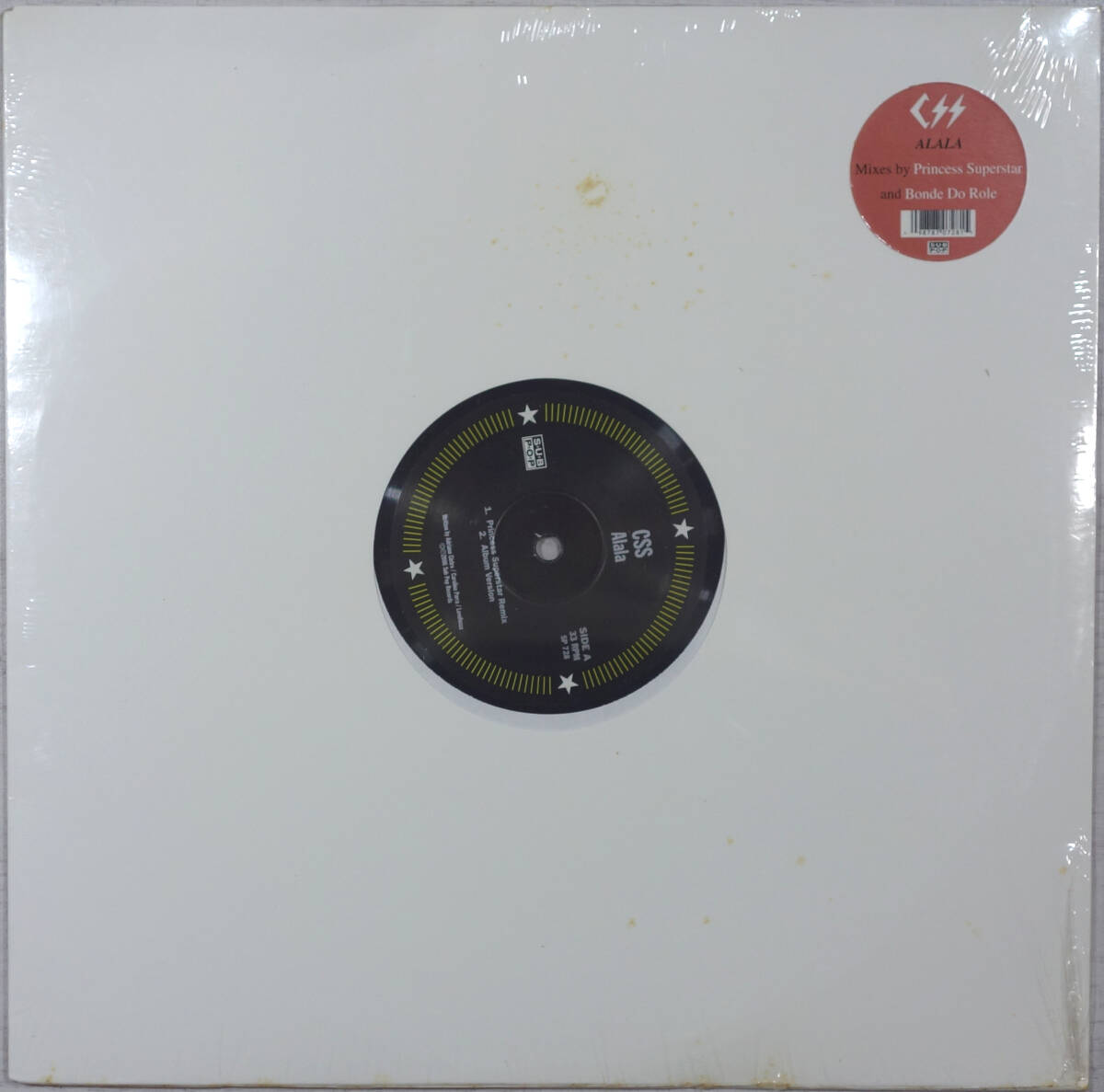 ◆CSS/ALALA (US 12/Sealed) -Sub Pop拍卖