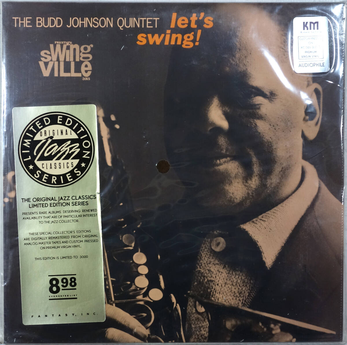◆THE BUD JOHNSON QUINTET/LET'S SWING (US OJC LP/Sealed) -Tommy Flanagan, George Duvivier, Rudy Van Gelder, Prestige拍卖