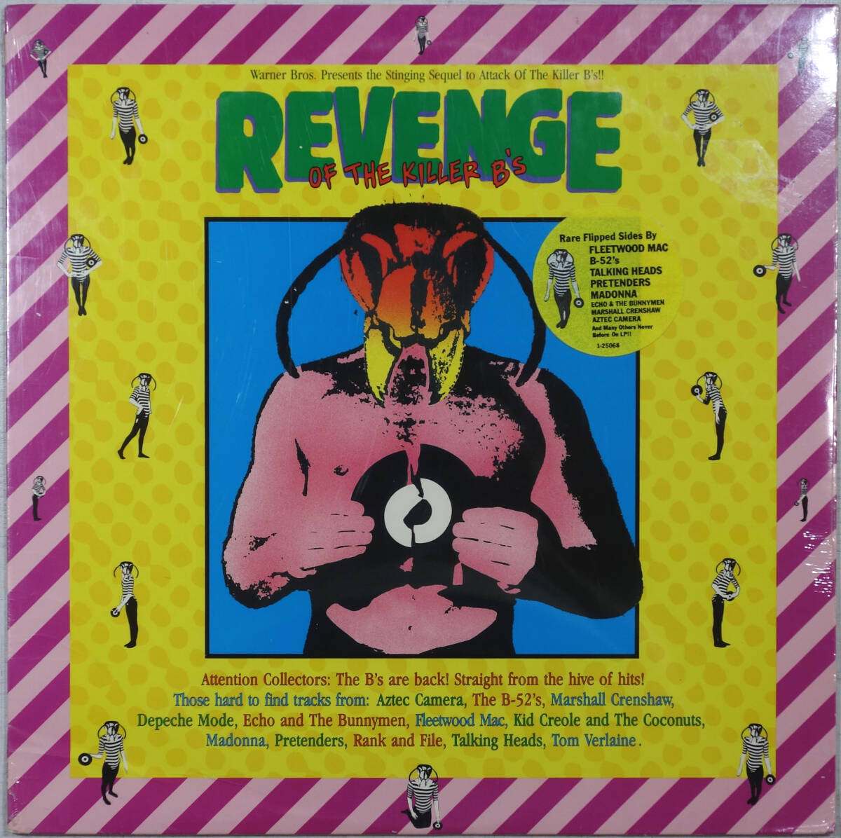 ◆V.A./REVENGE OF THE KILLER B's (US LP/Sealed) -Talking Heads, Fleetwood Mac, Depeche Mode, The B-52's, Aztec Camera, Madonna拍卖