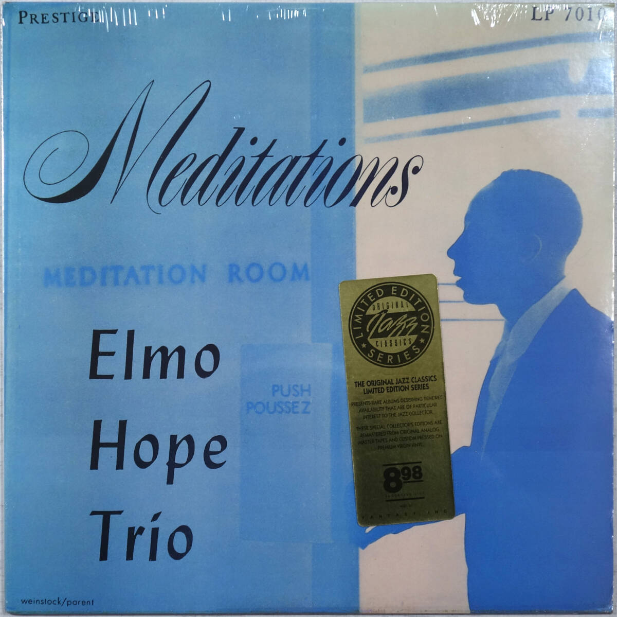 ◆THE ELMO HOPE TRIO/MEDITATIONS (US OJC LP/Sealed) -Rudy Van Gelder, Prestige拍卖