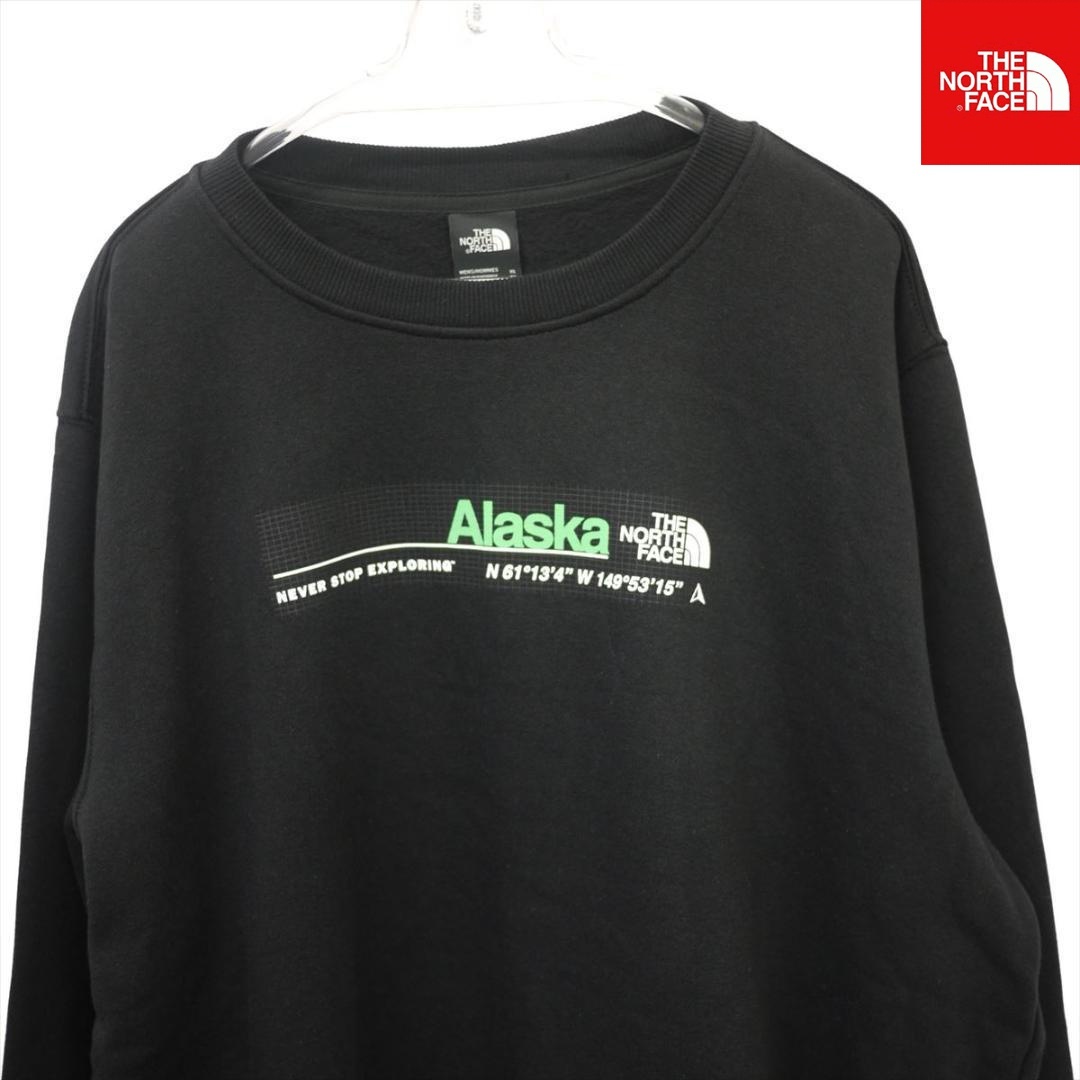 US限定 新品 ノースフェイス Alaska 裏起毛 スウェット トレーナー (XL) ブラック 黒 裏起毛 THE NORTH FACE プルオーバー 日本未発売/ka54拍卖