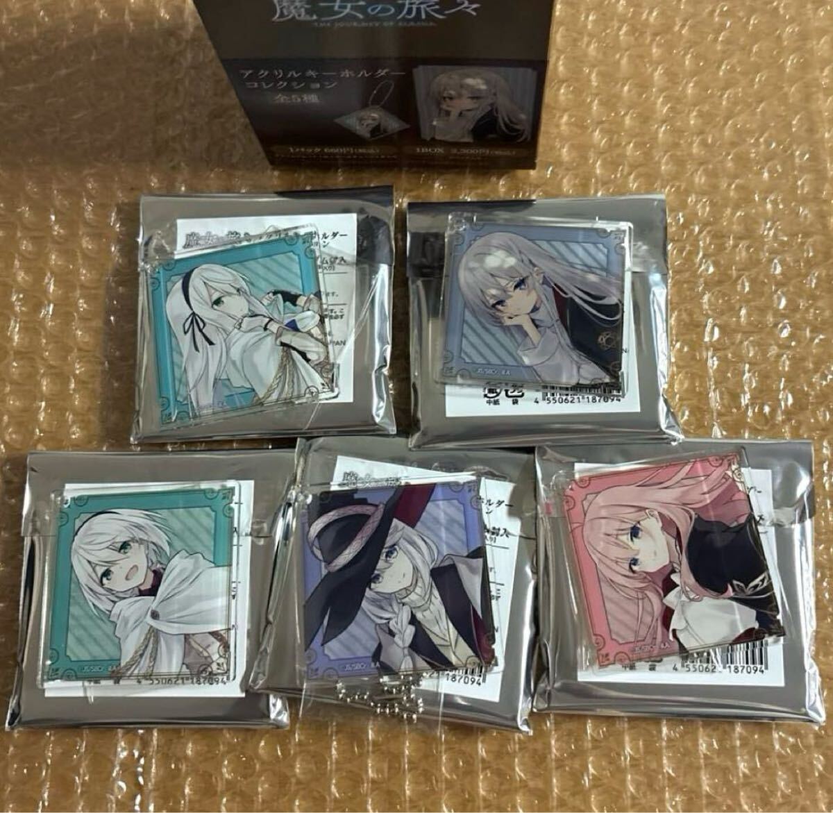 魔女の旅々 アクリルキーホルダーコレクション 全種 BOX付き キーホルダー 全5種 イレイナ ほうき アムネシア アヴィリア ヴィクトリカ拍卖