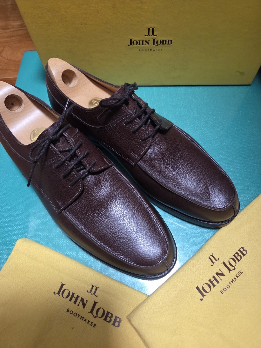 【未使用・超稀少】ジョンロブ John lobb Uチップ CROMER クローマー ブラウン 9.5 シューツリー付き拍卖