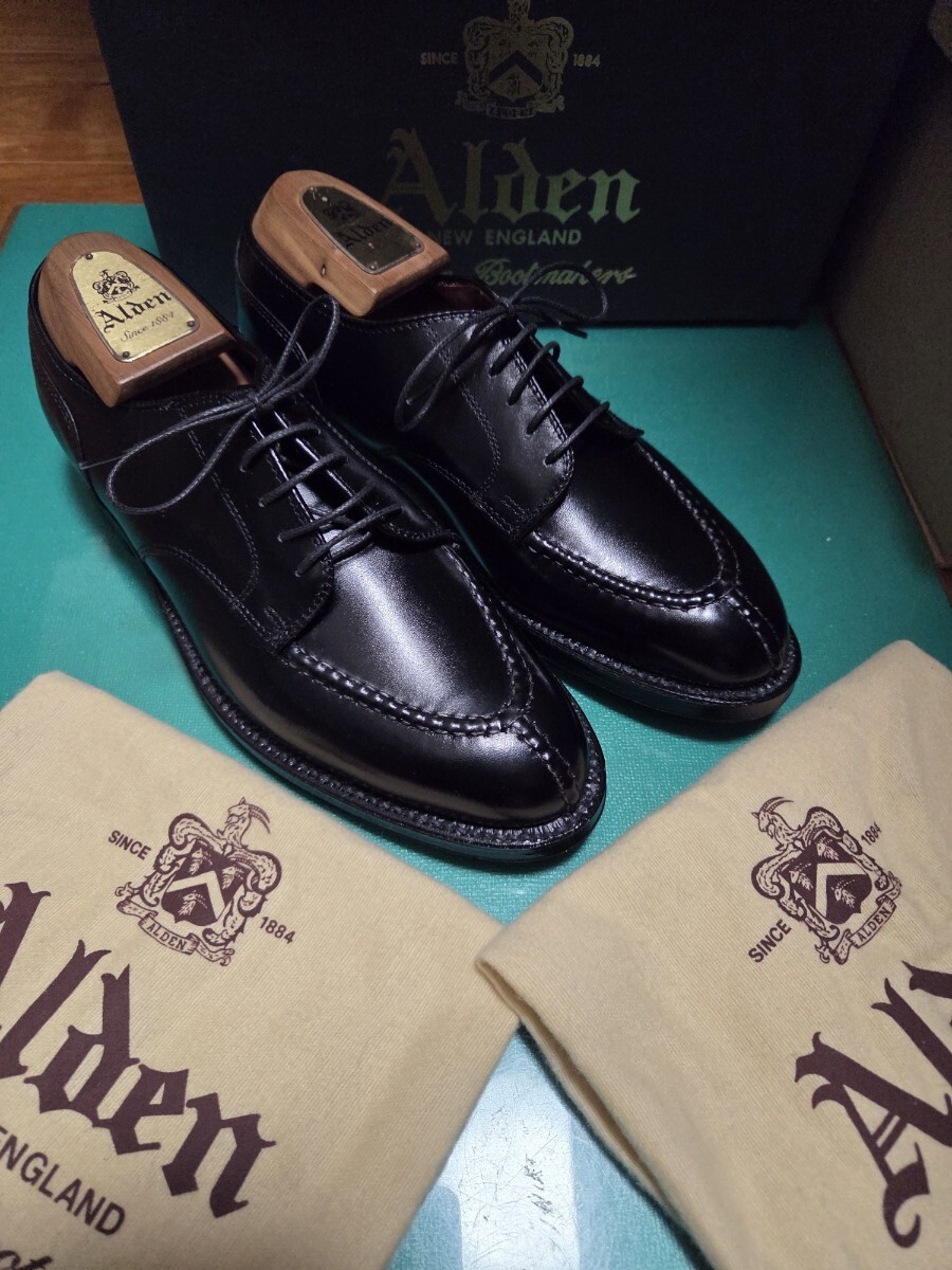 【未使用】Alden 961 ノルウェージャンフロント Uチップ US7D拍卖