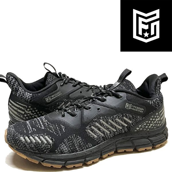 1点物◆フリーダムインダストリーズXP1-RTスニーカー黒シューズ古着メンズ28レディースOKアメカジ90sストリートスポーツUSブランド349821拍卖