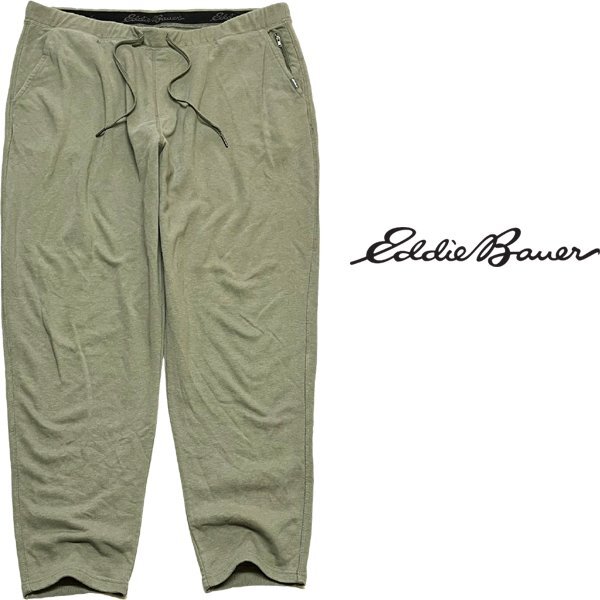 1点物◆エディーバウアーEBスウェットパンツ古着メンズXXLレディースOKアメカジ90sストリートスポーツトレーナーUSブランド深緑349892拍卖