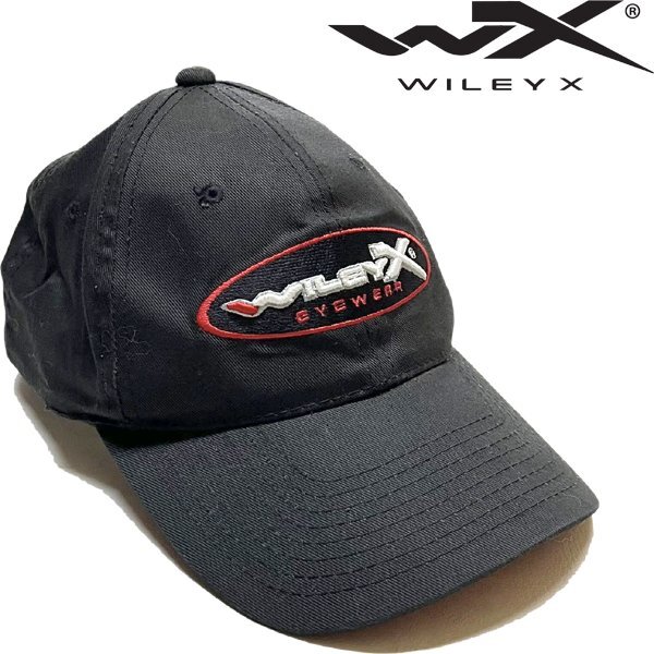 1点物◆WILEY Xワイリーエックス黒キャップ帽子/古着メンズレディースOKアメカジ90sストリート/スポーツブランド中古サングラス眼鏡362032拍卖