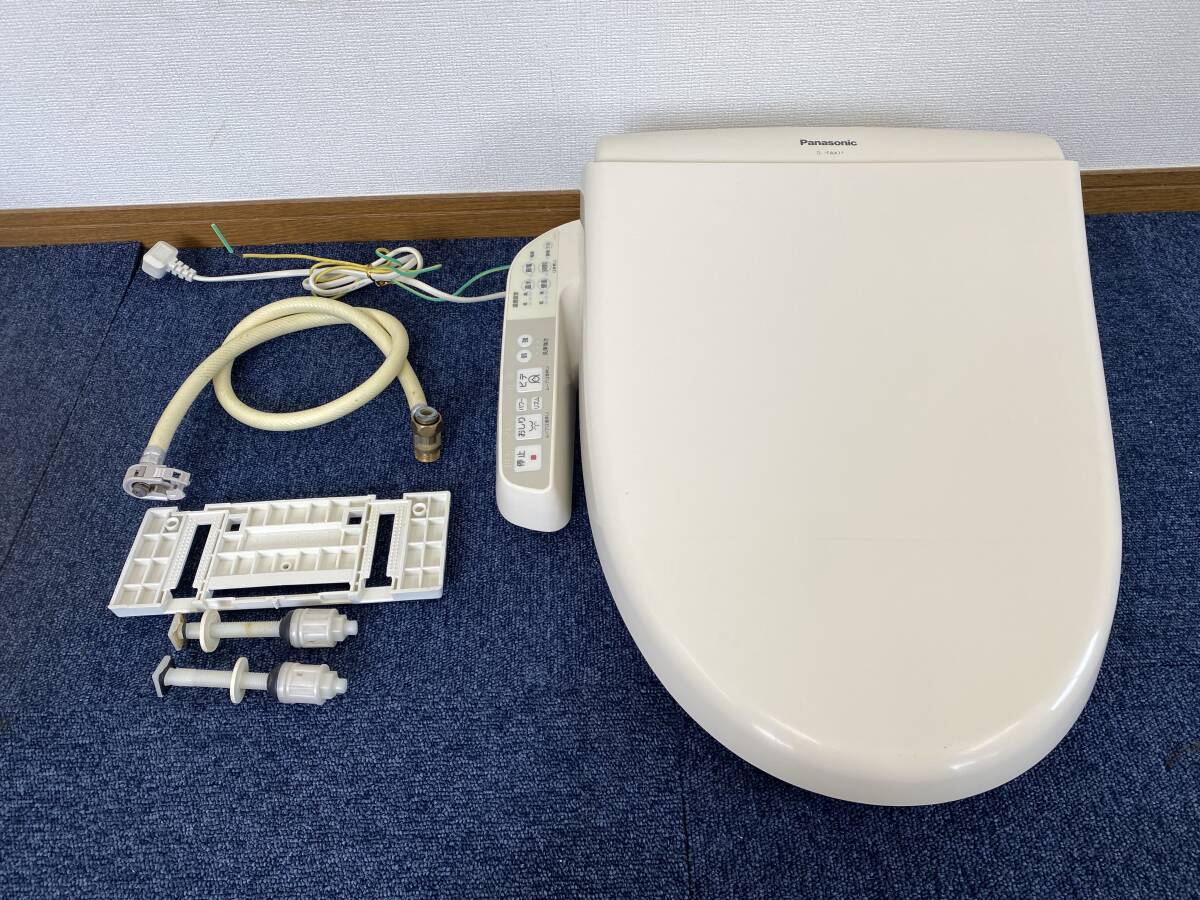 【中古】Panasonic(パナソニック) 電気温水便座 ウォシュレット ビューティ・トワレ「DL-EAX11-CP」☆#CP(パステルアイボリー)拍卖