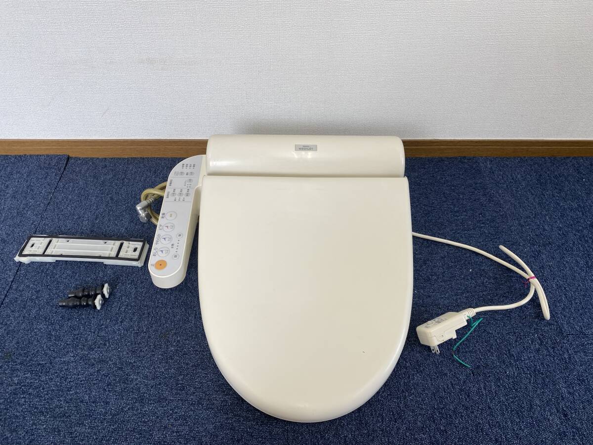 【中古】TOTO☆電気温水便座 ウォシュレット・シャワートイレ「TCF657」☆#SC1(パステルアイボリー)☆直接引き取り可拍卖