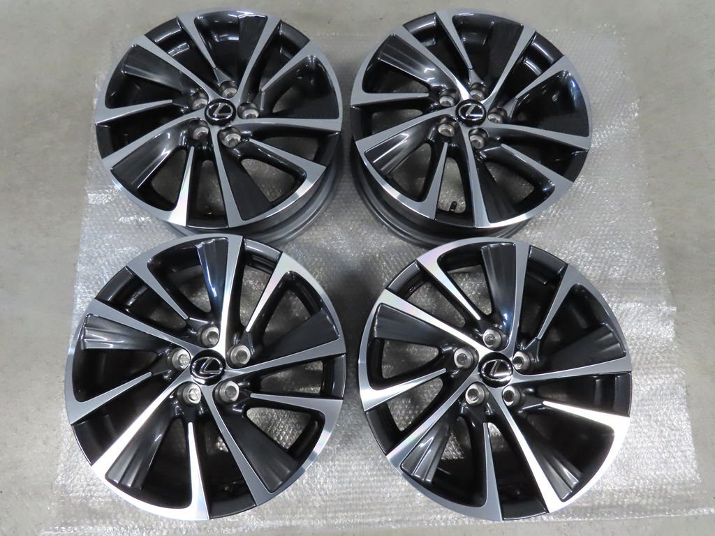 4本 LEXUS CT200h 後期 Ver-C 純正 ZWA10 レクサス 6J +45 PCD100 5穴 16インチ ガリ傷無し そこそこ美品拍卖