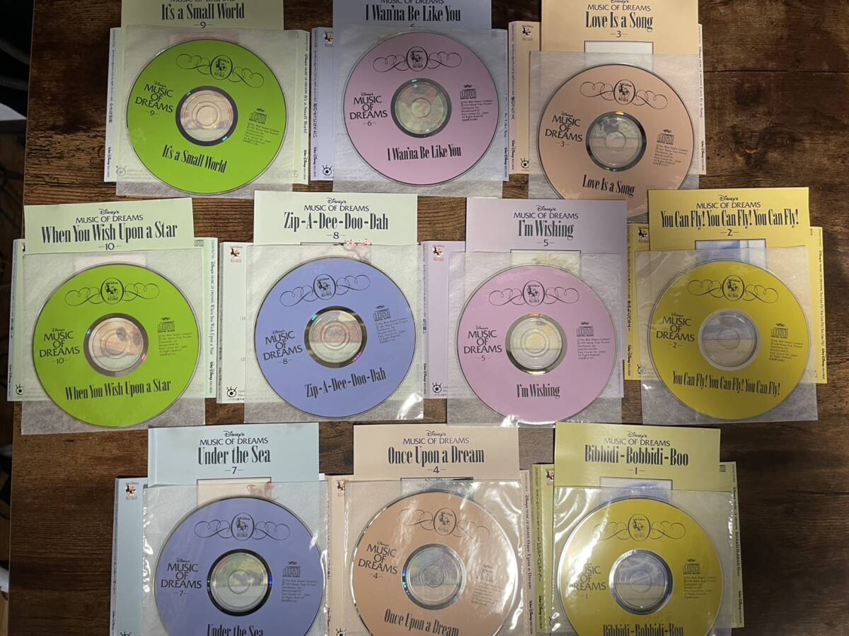 CD「ディズニーのミュージック・オブ・ドリームスMUSIC OF DREAMS」10枚セット★拍卖