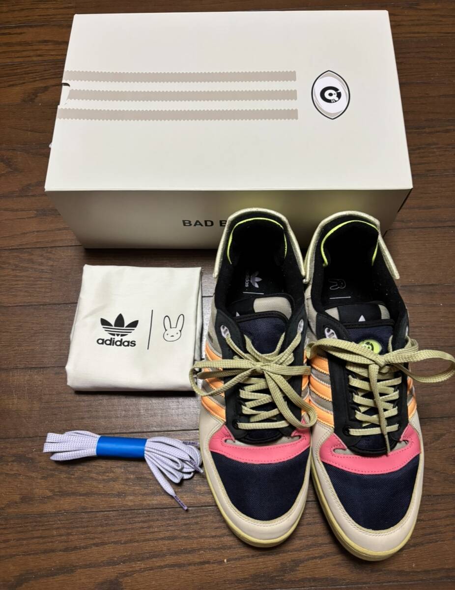 adidas bad bunny forum Powerphase "Black/Beige" サイズ30cm US12拍卖