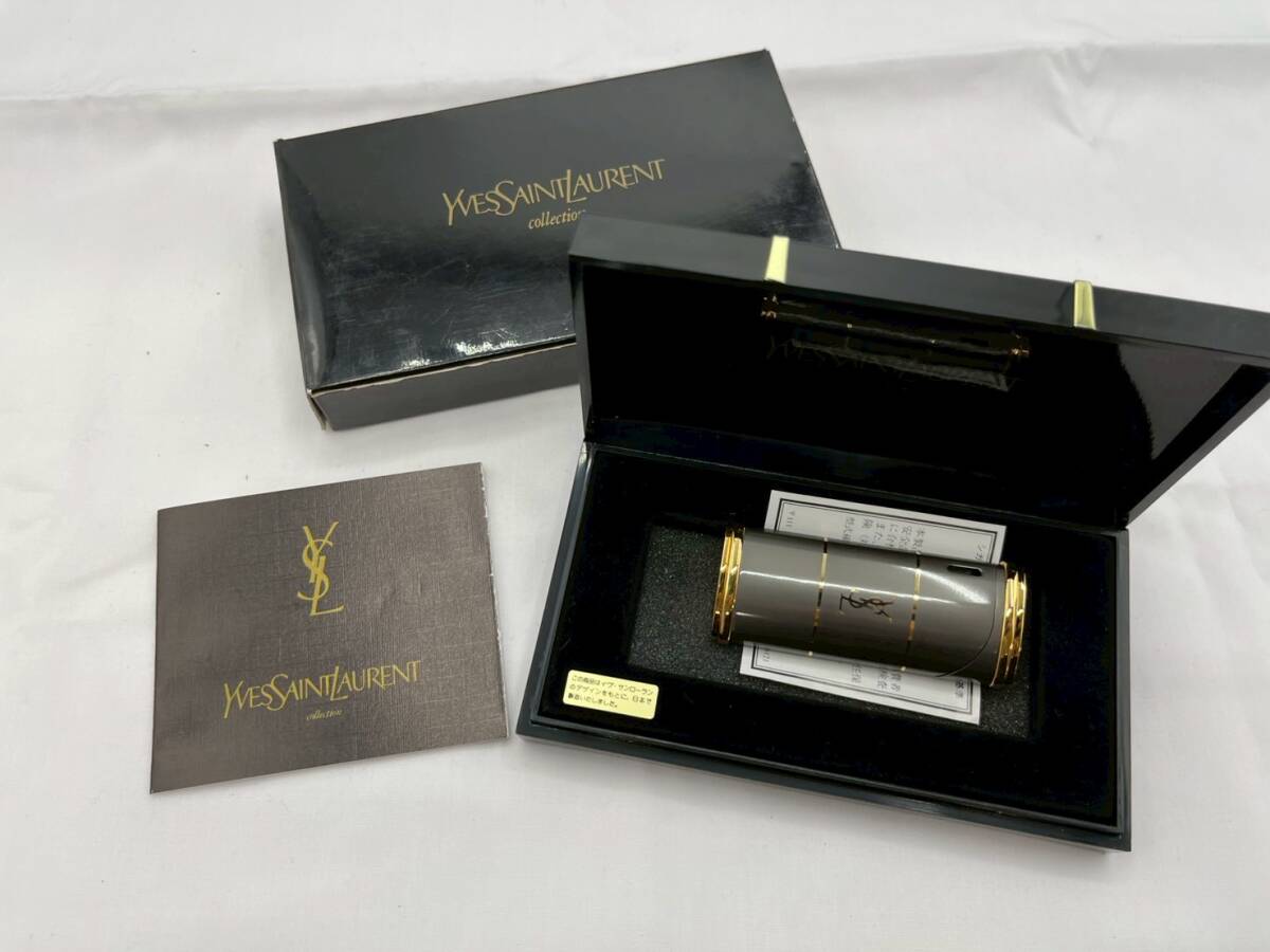 bz1788003/未使用保管品 Yves Saint Laurent YSL イブサンローラン サテーナ サンローラン ガスライター 喫煙具 YS-2G拍卖