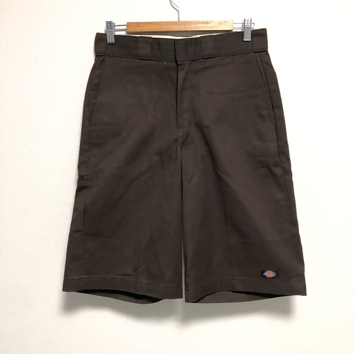 ◇未使用 00’s ディッキーズ Dickies ハーフパンツ ブラウン メキシコ製 イデアルジッパー サイズ30 ビンテージ拍卖