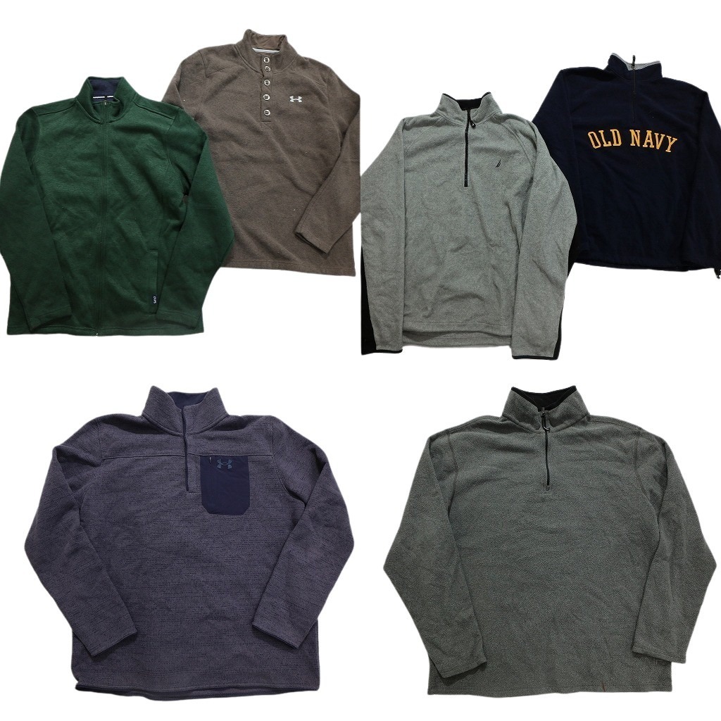 古着卸 まとめ売り ブランドMIX フリース 6枚セット (メンズ XL ) チャップス ノーティカ フィラ オールドネイビー 中古 古着 NB8855拍卖