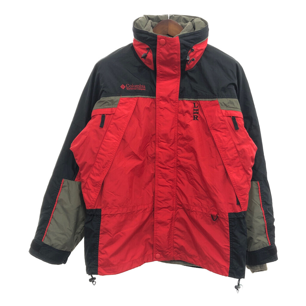 00年代 Columbia コロンビア Fire Ridge マウンテンパーカージャケット アウトドア レッド (メンズ M) P5980拍卖