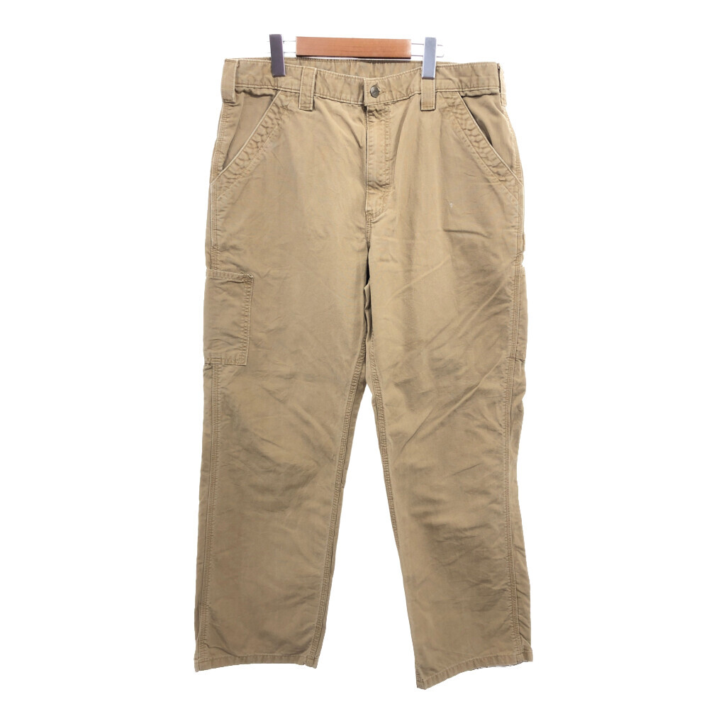 Carhartt カーハート ペインター ワークパンツ ベージュ (メンズ W35相当) 中古 古着 P9889拍卖