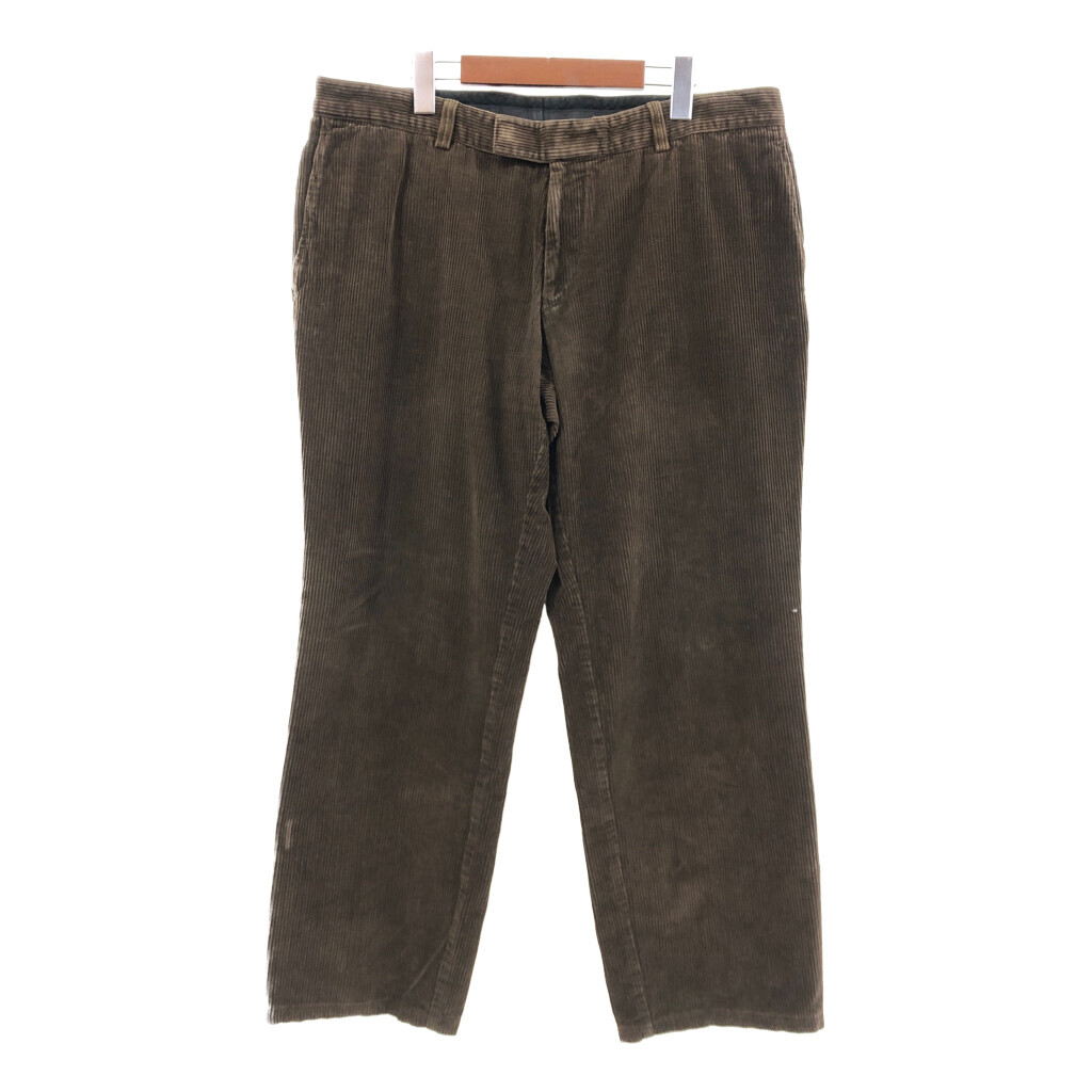 90年代 HUGO BOSS ヒューゴボス コーデュロイ パンツ ブラウン (メンズ 26) 中古 古着 Q1313拍卖