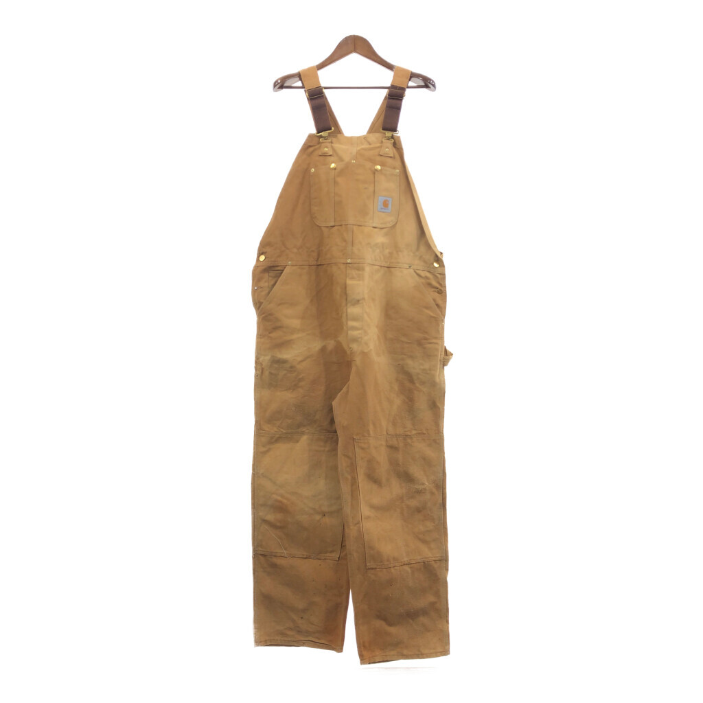 Carhartt カーハート ダック ペインター オーバーオール アメカジ ダブルニー ワーク ブラウン (メンズ XL相当) 中古 古着 Q1422拍卖