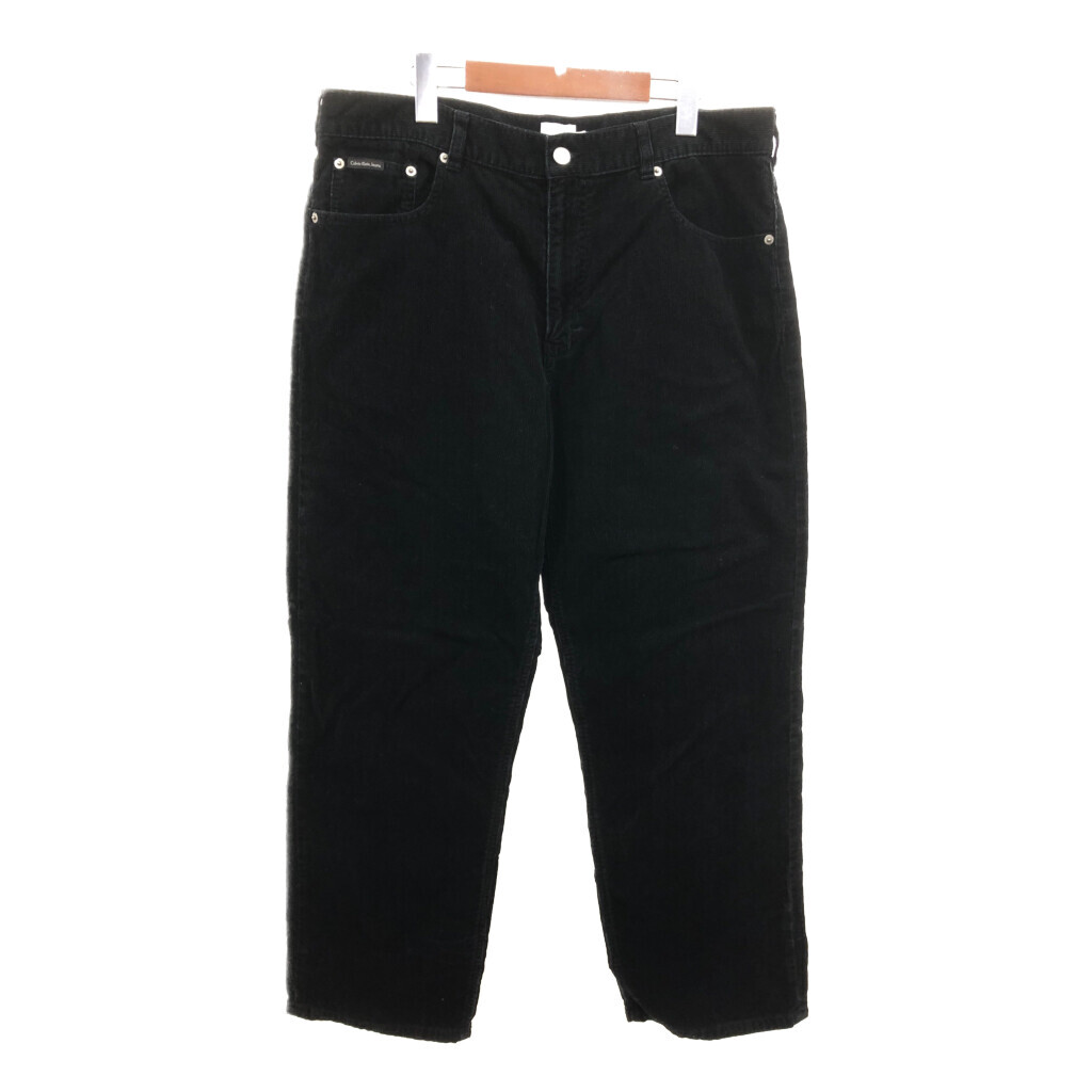 Calvin klein Jeans カルバンクライン ジーンズ コーデュロイパンツ ブラック (メンズ 36) 中古 古着 Q3050拍卖