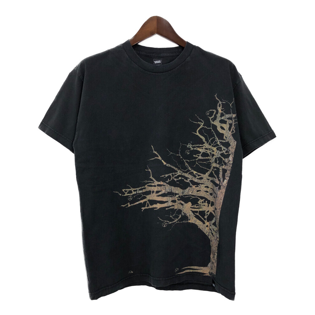 VANS ヴァンズ 半袖Tシャツ ブラック(メンズ L)中古 古着 T7102拍卖