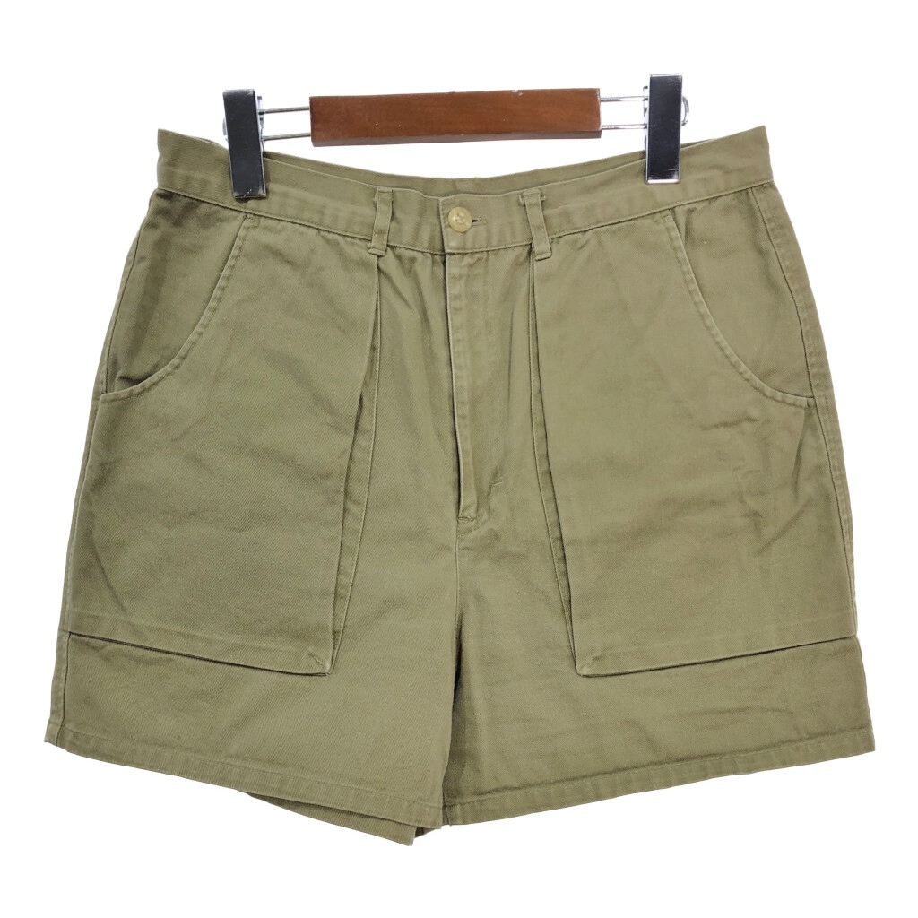 Calvin klein カルバンクライン チノ ベイカーショートパンツ オリーブ(メンズ 30)中古 古着 T7189拍卖