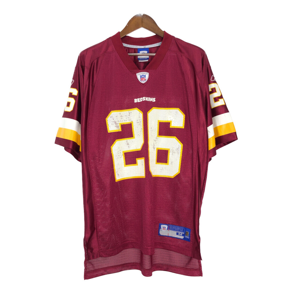 Reebok リーボック NFL ワシントン・レッドスキンズ ユニフォーム プロチーム アメフト スポーツ ワインレッド(メンズ M)中古 古着 U1176拍卖