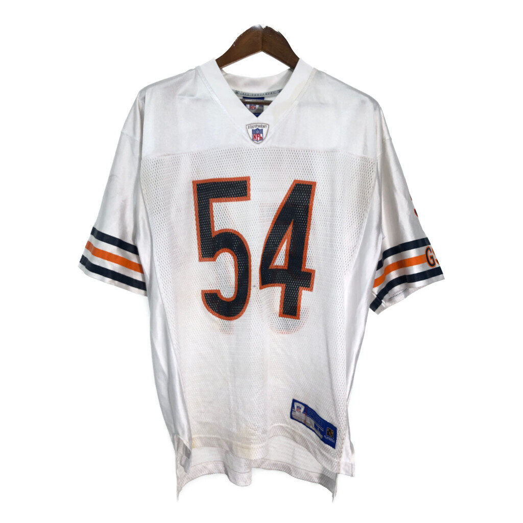 Reebok リーボック NFL シカゴ・ベアーズ ユニフォーム プロチーム アメフト スポーツ ホワイト(メンズ L)中古 古着 U1178拍卖