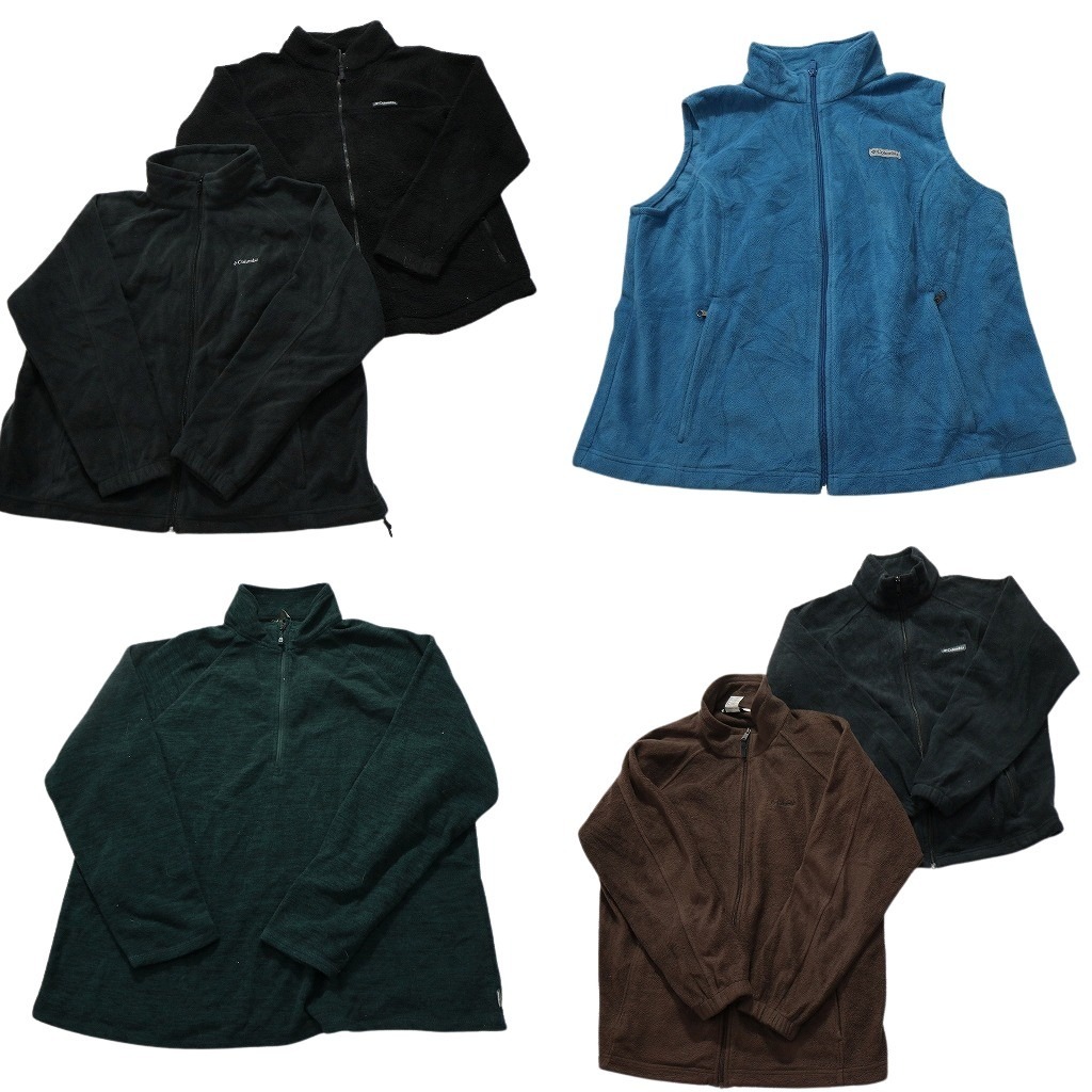 古着卸 まとめ売り ブランドMIX フリース 6枚セット (レディース 2XL /3XL ) エディーバウアー 中古 古着 NB9057拍卖