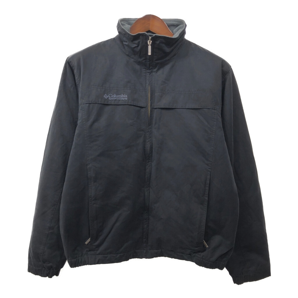 Columbia コロンビア フリースジャケット アウトドア ブラック (メンズ M) 中古 古着 Q8783拍卖