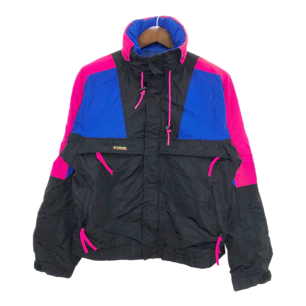 80年代 Columbia コロンビア Amscray ナイロンジャケット アウトドア ブラック (メンズ M) 中古 古着 Q9637拍卖