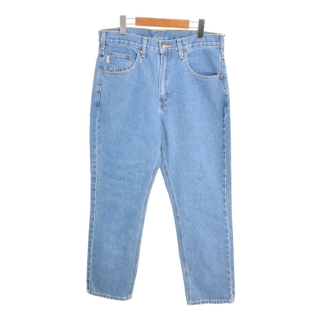 Carhartt カーハート デニムパンツ ブルー (メンズ W33 L30) 中古 古着 R0399拍卖