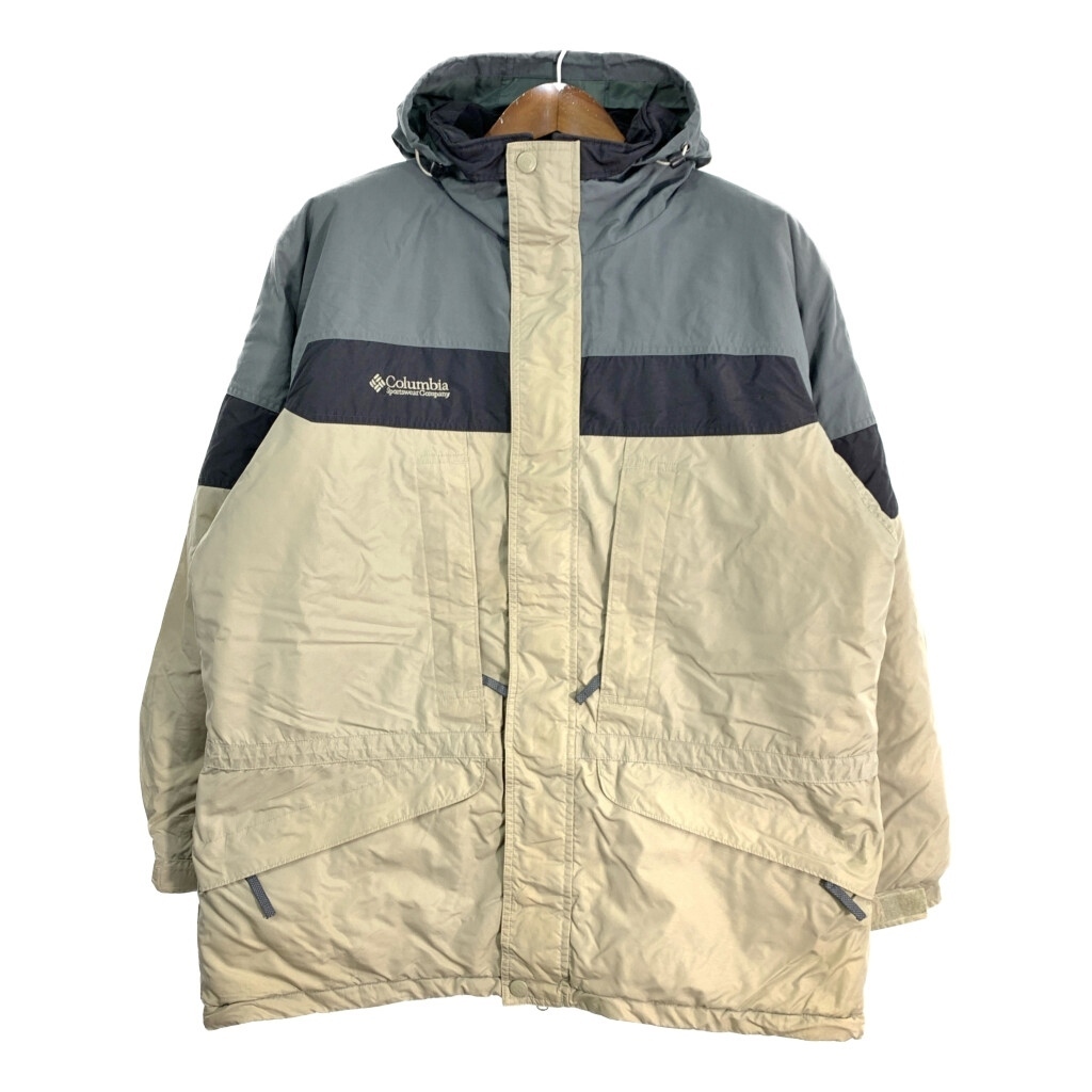 Columbia コロンビア マウンテンパーカー アウトドア ベージュ (メンズ L) 中古 古着 T2614拍卖