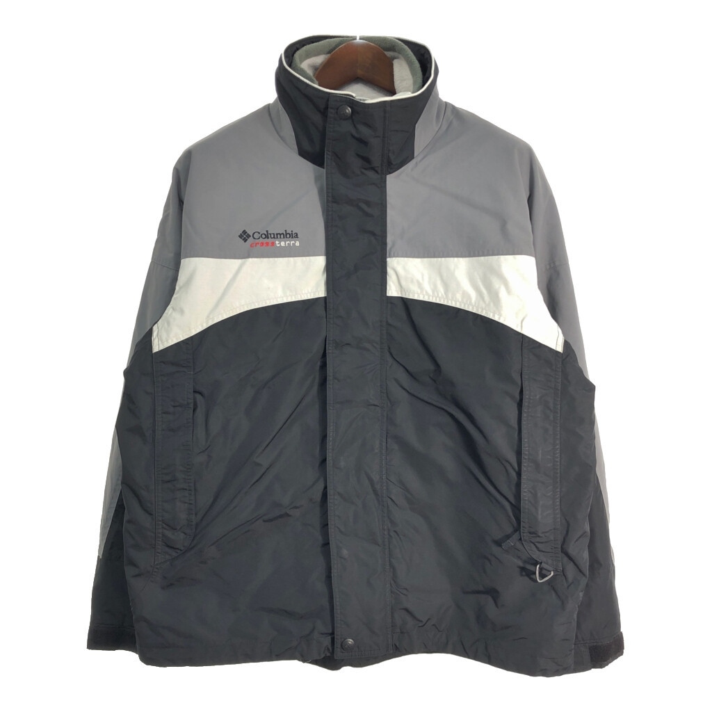 Columbia コロンビア crossterra ナイロンジャケット アウトドア ブラック (メンズ L) 中古 古着 T2696拍卖