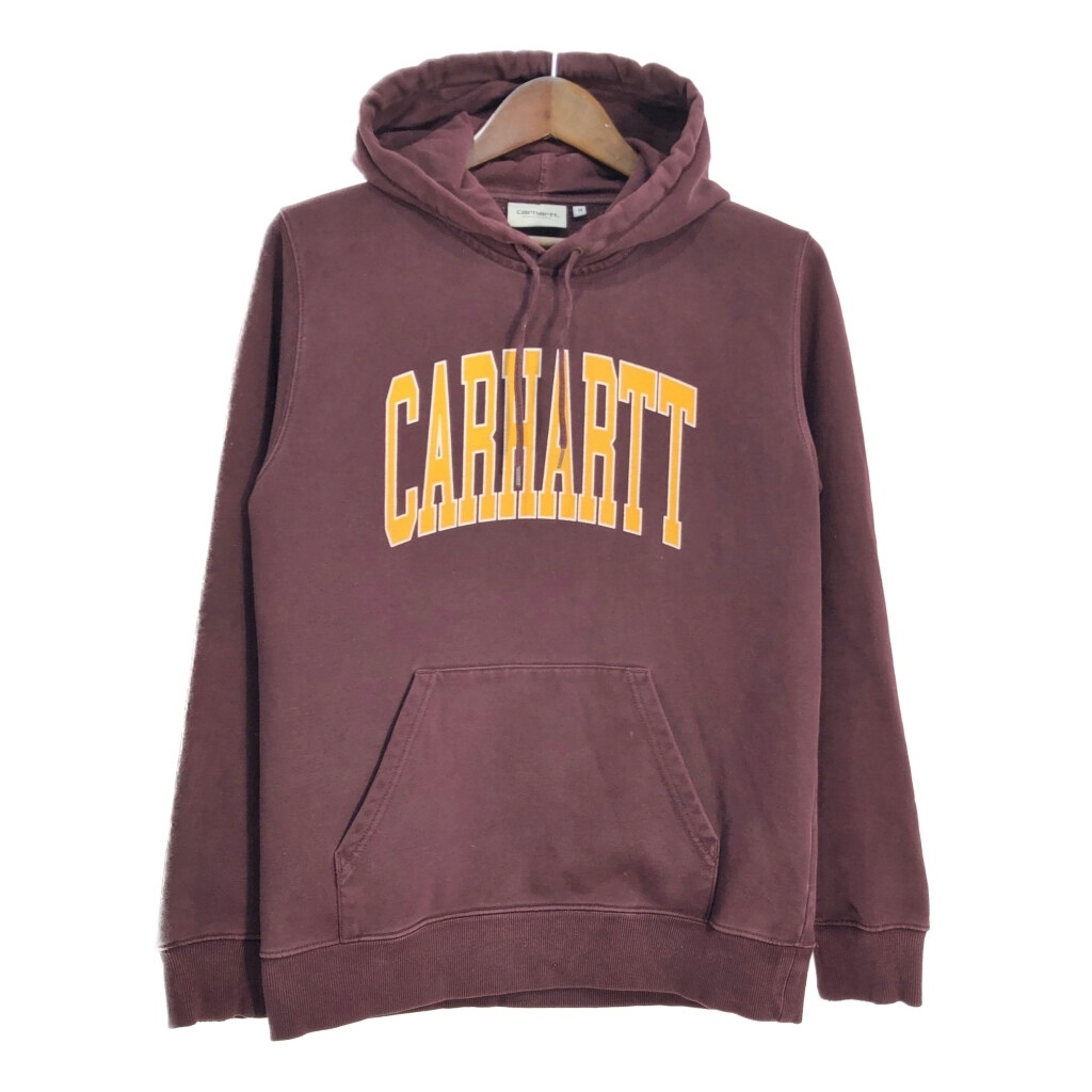 Carhartt カーハート スウェット パーカー ワインレッド(メンズ M)中古 古着 T5251拍卖
