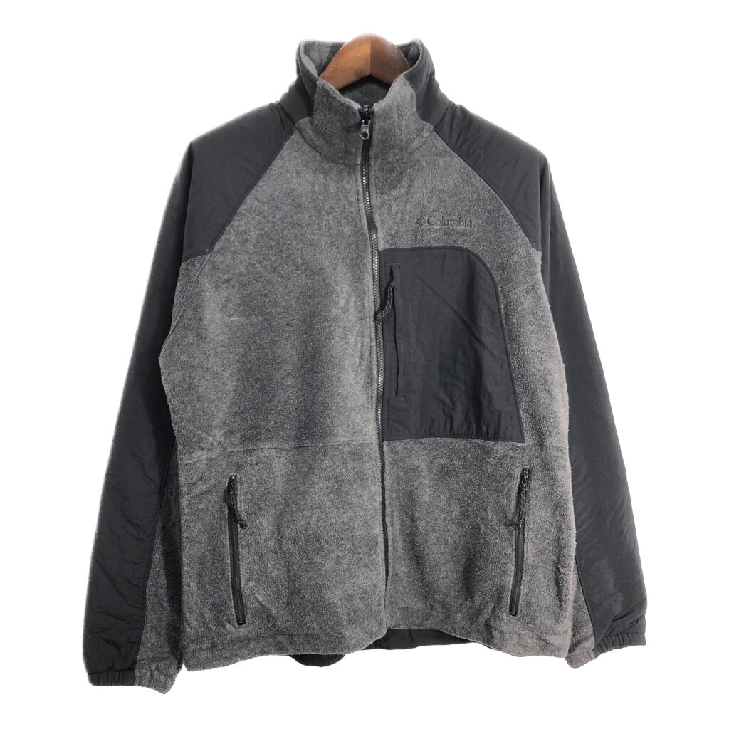 Columbia コロンビア INTERCHANGE フリースジャケット アウトドア グレー (メンズ L) 中古 古着 T1298拍卖