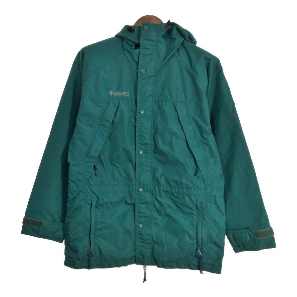 Columbia コロンビア マウンテンパーカー アウトドア グリーン (メンズ S) 中古 古着 T1661拍卖