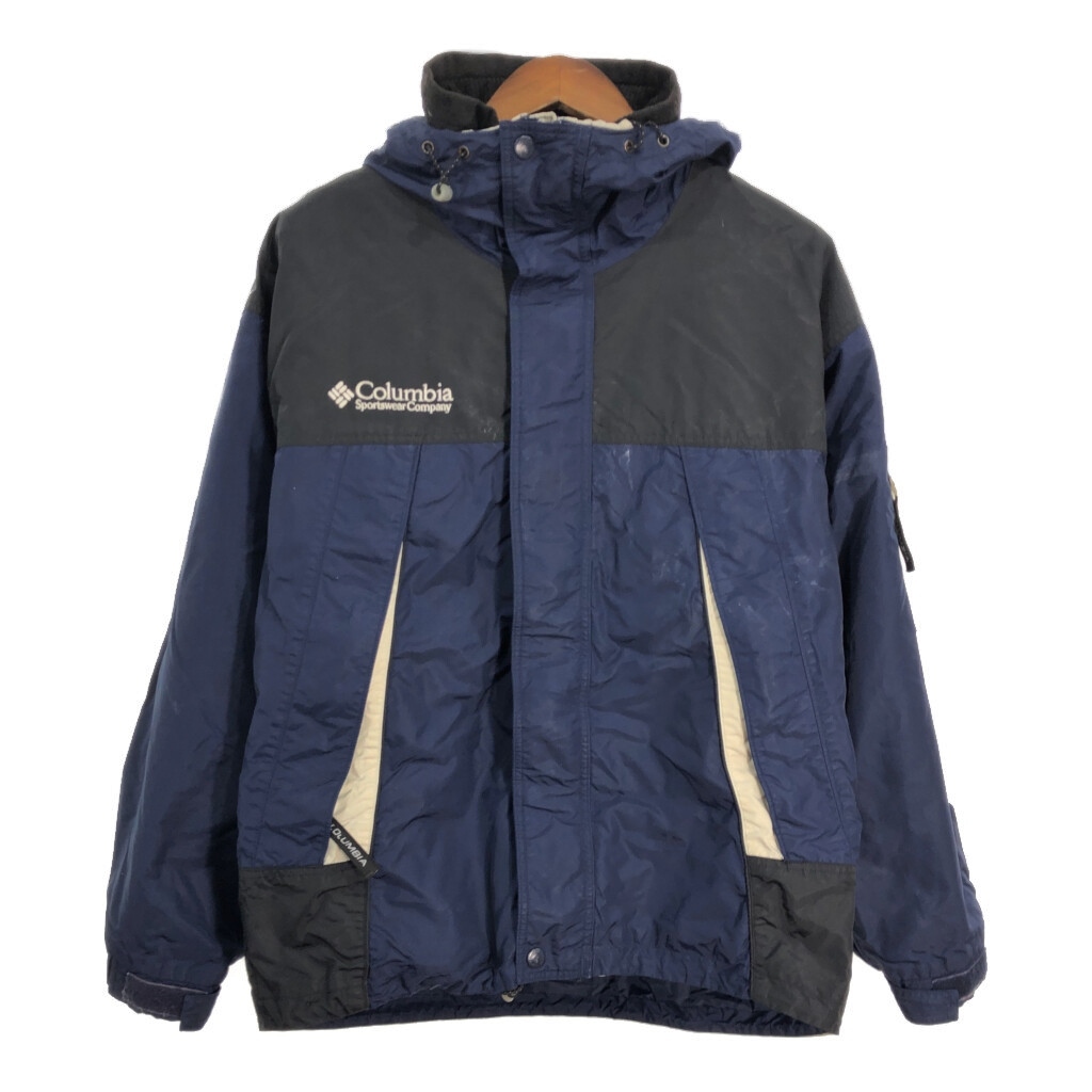Columbia コロンビア マウンテンパーカー アウトドア ネイビー (メンズ M) 中古 古着 T1727拍卖