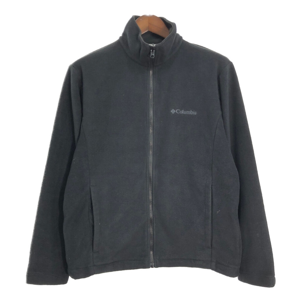Columbia コロンビア フリースジャケット アウトドア ブラック (メンズ S) 中古 古着 T2135拍卖