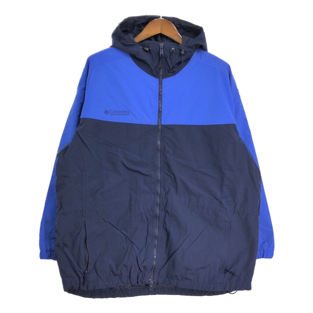 Columbia コロンビア マウンテンパーカー アウトドア ネイビー (メンズ XL) 中古 古着 T2545拍卖